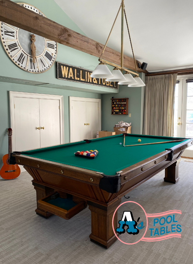 Antique Pool Table, billiards, pool table